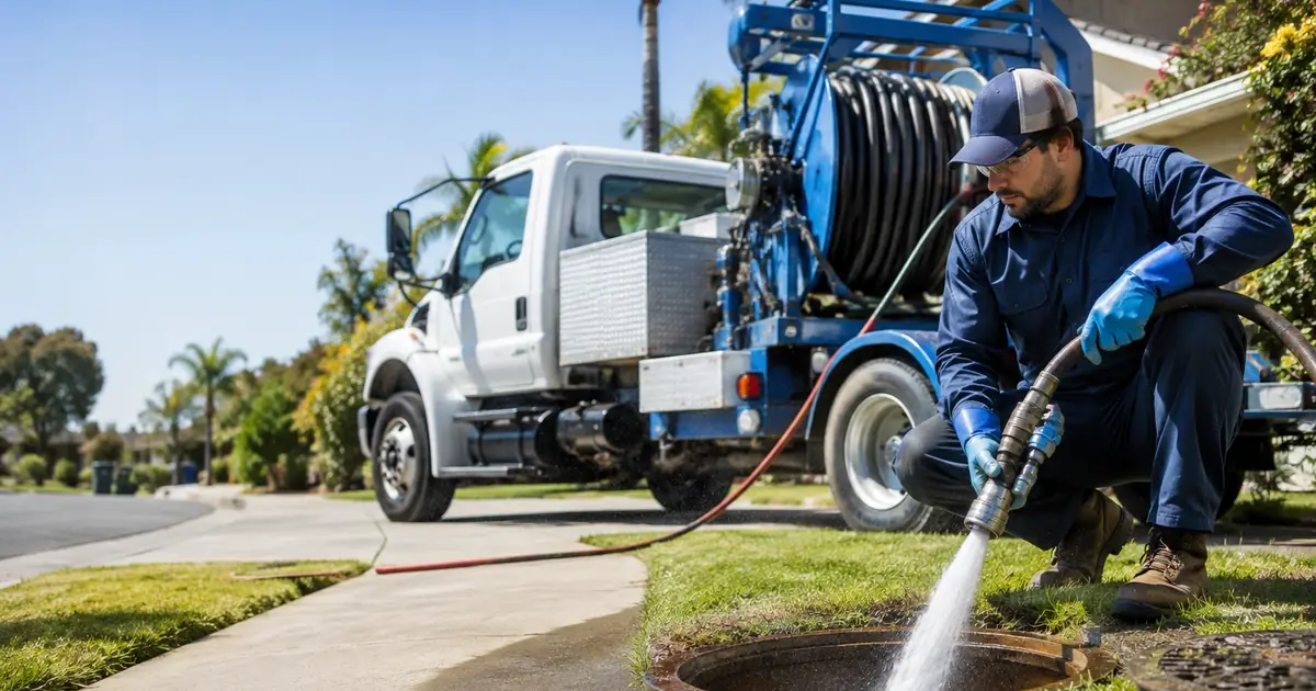 Hydro jet sewer cleaning El Cerrito