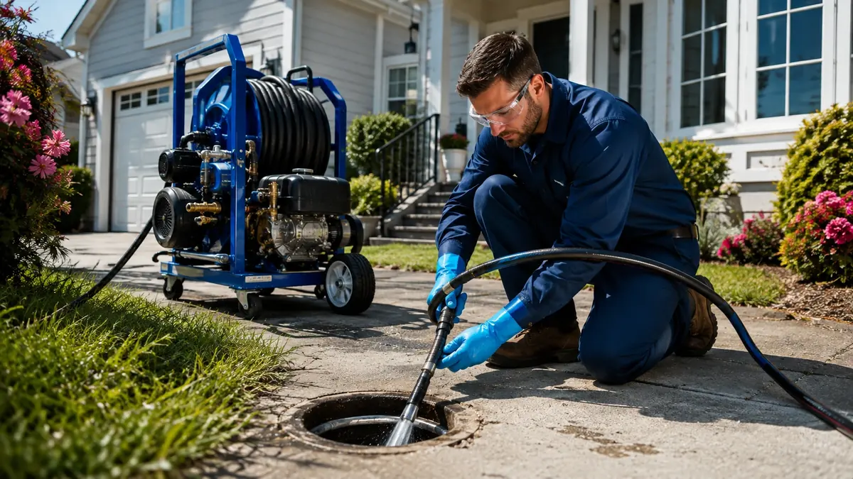 Residential Hydro Jet Drain Cleaning in El Cerrito