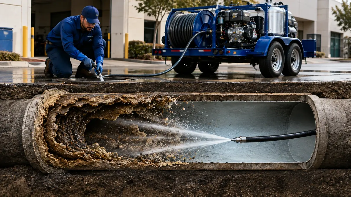 Sewer Pipe Descaling in El Cerrito
